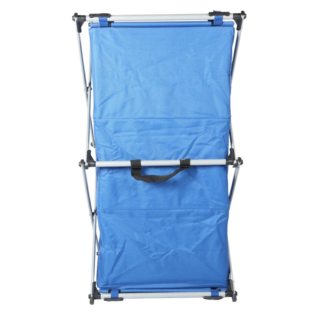 コンパクトに収納できる3段折りたたみ式キャンプ用食器棚 XH200